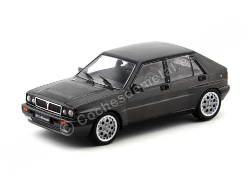 Lancia Delta HF Integrale 16V 1990 grau metallic, Modellauto 1:18 / Triple9 von Triple9