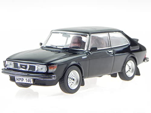 Triple9 Saab 99 Turbo Combi Coupe 1977 schwarz Modellauto 43043 1:43 von Triple9