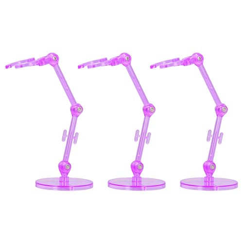 Actionfigurenständer, Plastikpuppenständer 10 Stück für 6-Zoll-Modelle (Purple) von Trisar