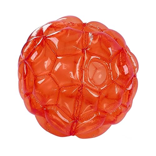Bubble Crash Ball, 90 cm Leichter, Sicher Faltbarer Aufblasbarer Crash Ball für , Picknick (Rot) von Trisar