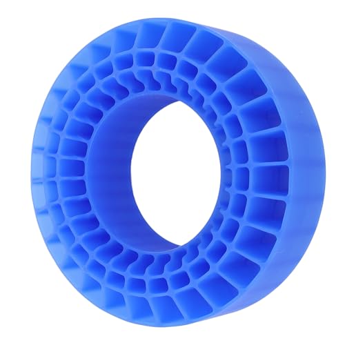 Trisar RC-Reifenschaum, Temperaturbeständiger 4-teiliger Hohler RC-Reifenschaumeinsatz aus Silikon für 1,9-Zoll-Reifen (Blue) von Trisar