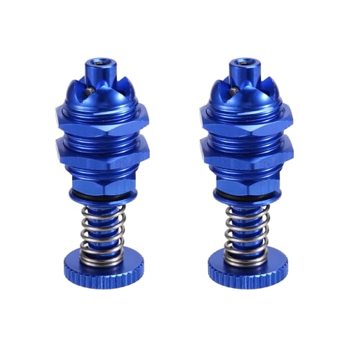 Trisoye 2 Stück 35 mm Höhe Druckknopf Lukenfeder Abdeckung Schloss für RC Boot Schiff Karosserie Ersatzteile Blau von Trisoye