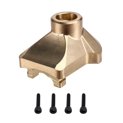 Trisoye Messing Vordere Hintere Differentialabdeckung Brückenachsabdeckung 8280 für 1/10 TRX4 G500 TRX6 G63 Upgrade-Teile Gold von Trisoye