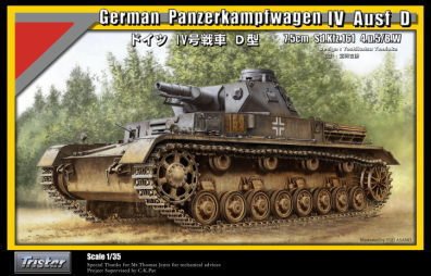 Tristar 35015 German Panzerkampfwagen IV AUSF D Modell Bausatz 1:35 in OVP Tristar 35015 German Panzerkampfwagen IV AUSF D Modell Bausatz 1:35 - NEU von Tristar