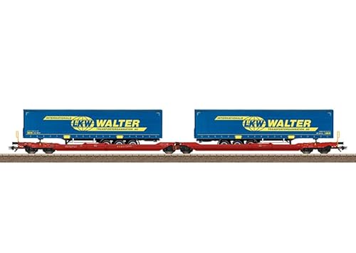 Doppel-Taschenwagen Sdggmrss 738 Doppel-Taschenwagen Sdggmrss 738 von Trix