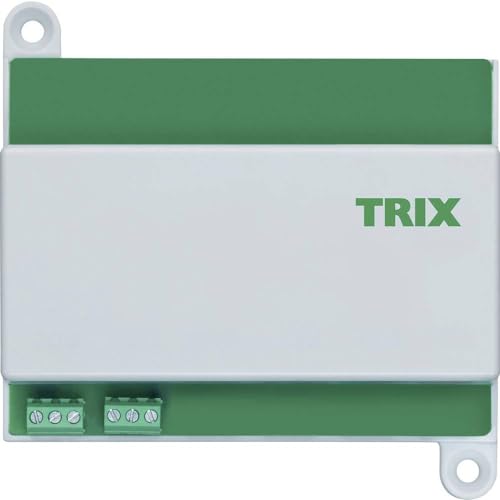 Trix Kehrschleifenmodul - Modellbahn Kehrschleifenmodul für Minitrix und Trix H0, geeignet für DCC- und Selectrix-System sowie PC-Betrieb, grün, für Kinder, enthält 1 Modul von Trix