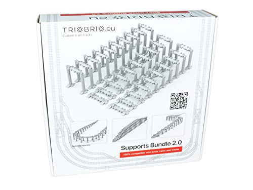 Trixbrix Supports Bundle 2.0 Compatible with Lego City Train Sets 60197 60198 10277 60205 60238 60337 von Trixbrix.eu