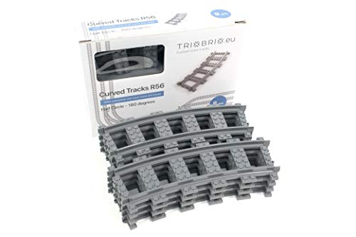 Trixbrix.eu Curved Tracks R56 Compatible with Lego City Train Sets 60197 60198 10277 60205 60238 60337 Trixbrix.eu Curved Tracks R56 Compatible with Lego City Train Sets 60197 60198 10277 60205 60238 60337 von Trixbrix.eu