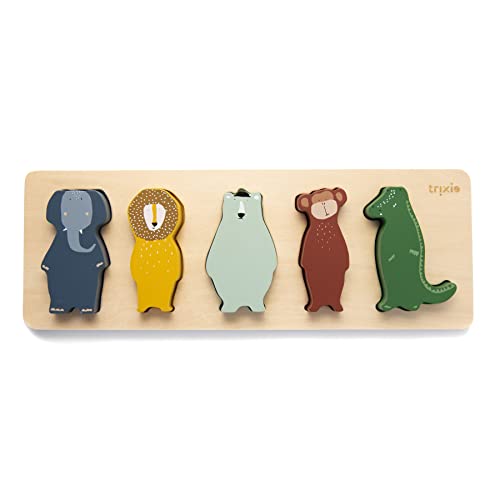 Trixie Shape Puzzle junior 10 x 28 x 2 cm Holz Natur 6-teilig von Trixie