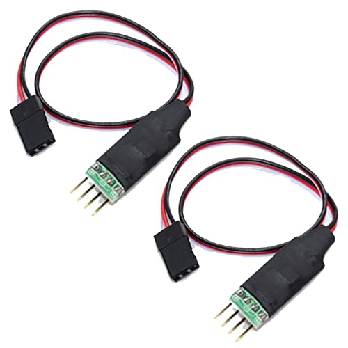 Trjgtas 2 x Fernsteuerungskarte CH3 Lichtsteuerungsmodul für die Kontrollleuchte für Auto Modell RC Plug and Play von Trjgtas