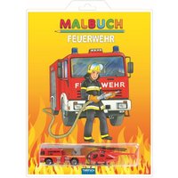 Malbuch Feuerwehr, m. 2 Spielzeugen von Trötsch Verlag GmbH & Co. KG