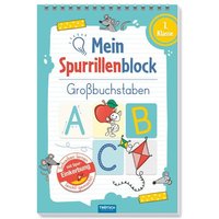 Trötsch Mein Spurrillenblock Großbuchstaben Übungsbuch von Trötsch Verlag GmbH & Co. KG
