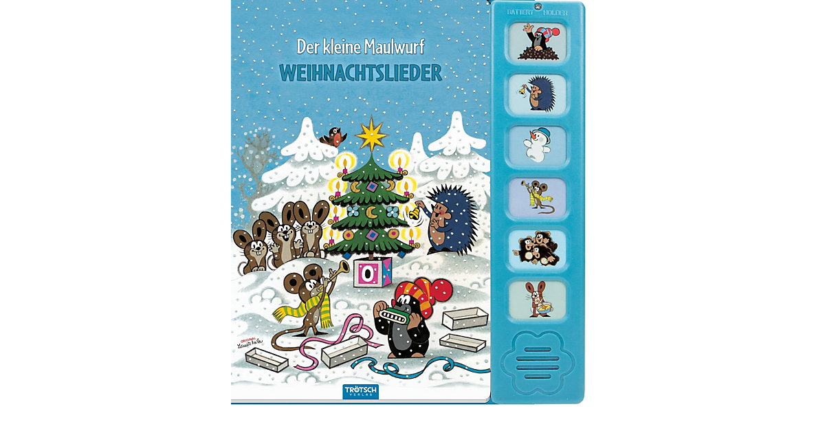 Buch - Der kleine Maulwurf: Weihnachtslieder, Soundbuch mit Liedern Buch - Der kleine Maulwurf: Weihnachtslieder, Soundbuch mit Liedern von Trötsch Verlag