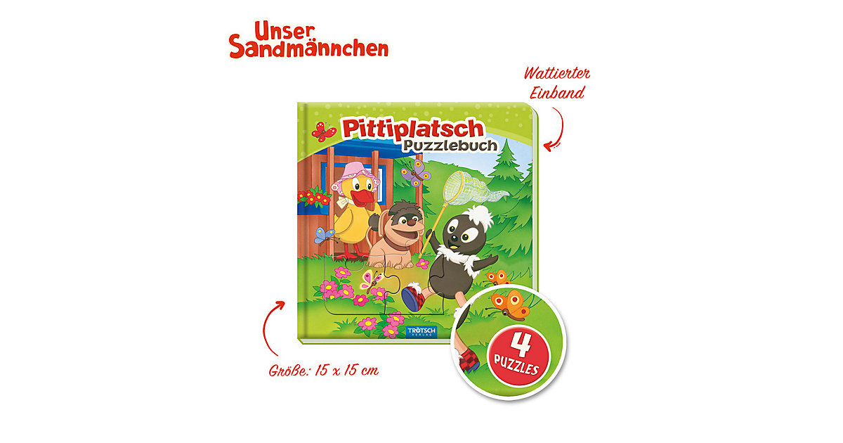 Buch - Pittiplatsch - Puzzlebuch von Trötsch Verlag