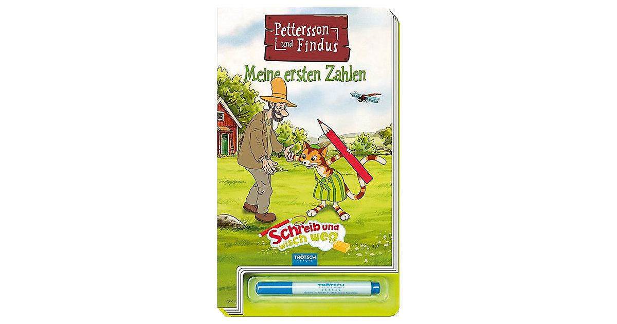 Buch - Schreib und wisch weg: Pettersson & Findus - Zahlen Buch - Schreib und wisch weg: Pettersson & Findus - Zahlen von Trötsch Verlag