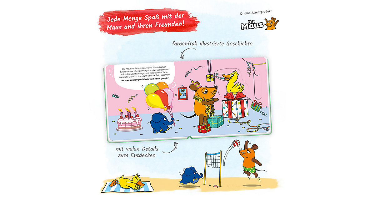 Buch - Trötsch Die Maus Pappenbuch Mein erstes Spielbuch von Trötsch Verlag