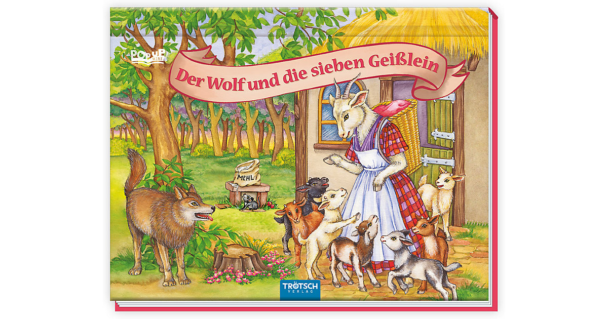 Buch - Trötsch Märchenbuch Pop-up-Buch Der Wolf und die sieben Geißlein Buch - Trötsch Märchenbuch Pop-up-Buch Der Wolf und die sieben Geißlein von Trötsch Verlag