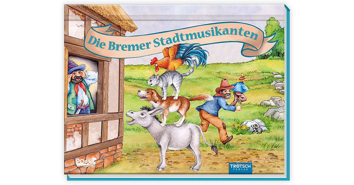 Buch - Trötsch Märchenbuch Pop-up-Buch Die Bremer Stadtmusikanten Buch - Trötsch Märchenbuch Pop-up-Buch Die Bremer Stadtmusikanten von Trötsch Verlag