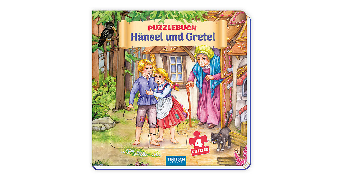 Buch - Trötsch Pappenbuch Puzzlebuch Hänsel und Gretel von Trötsch Verlag