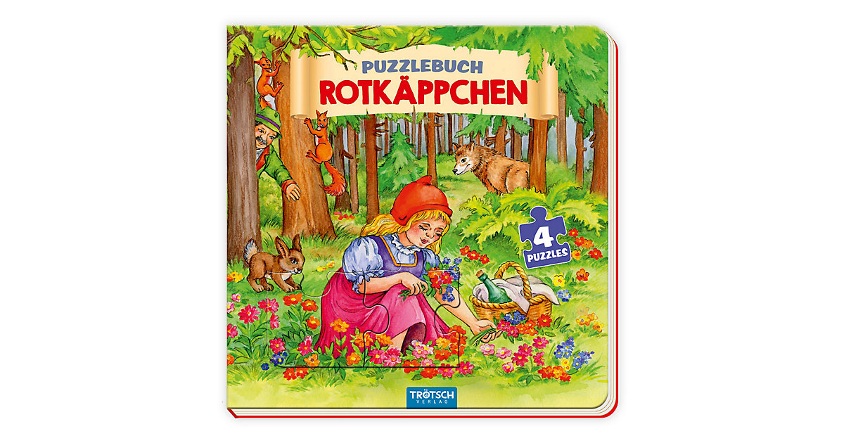 Buch - Trötsch Pappenbuch Puzzlebuch Rotkäppchen Buch - Trötsch Pappenbuch Puzzlebuch Rotkäppchen von Trötsch Verlag