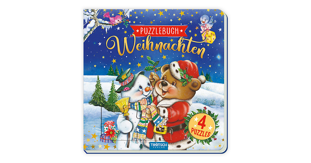 Buch - Trötsch Pappenbuch Puzzlebuch Weihnachten von Trötsch Verlag