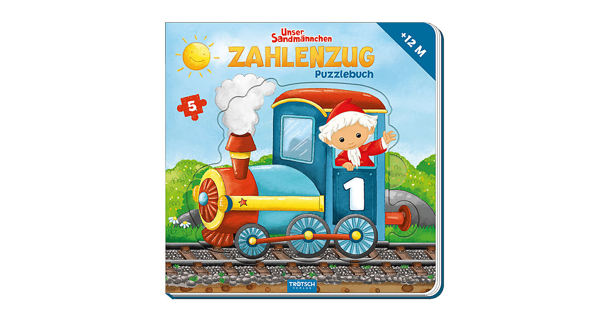 Buch - Trötsch Unser Sandmännchen Puzzlebuch Zahlenzug Puzzlebuch Buch - Trötsch Unser Sandmännchen Puzzlebuch Zahlenzug Puzzlebuch von Trötsch Verlag