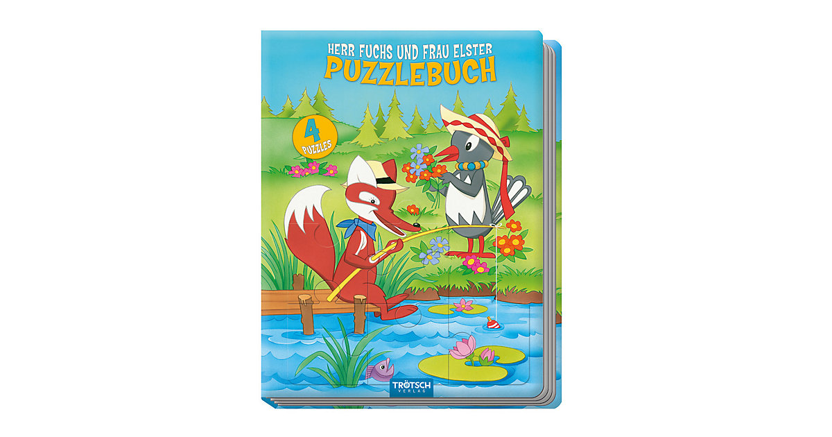Buch - Unser Sandmännchen: Herr Fuchs und Frau Elster, Puzzlebuch Buch - Unser Sandmännchen: Herr Fuchs und Frau Elster, Puzzlebuch von Trötsch Verlag