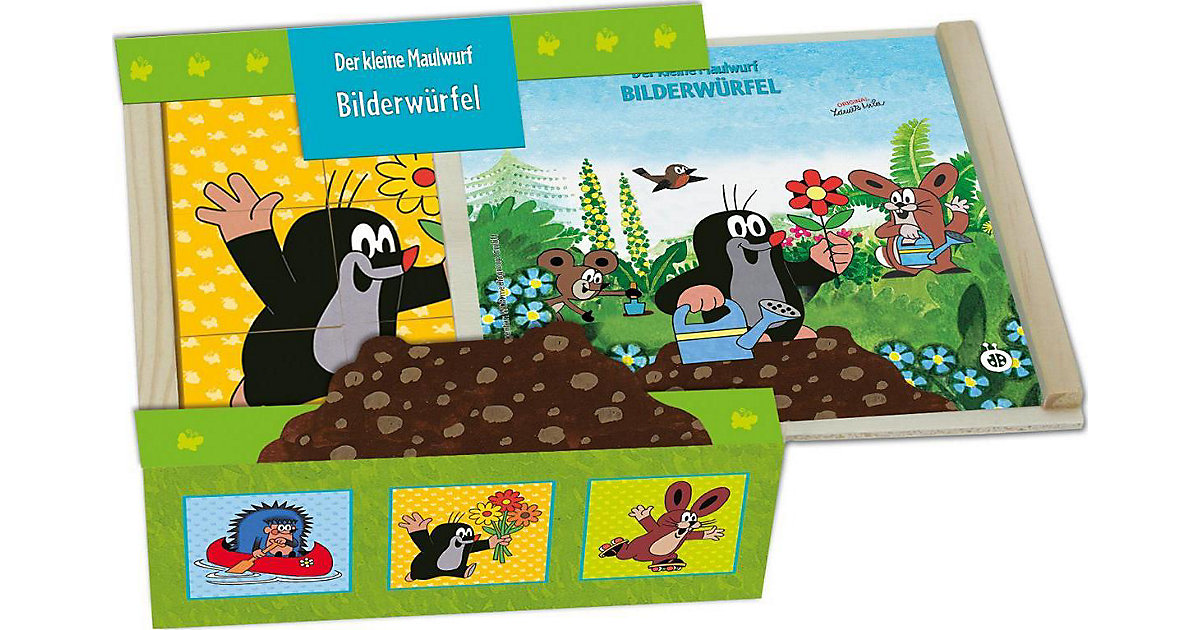 "Holz-Bilderwürfel ""Der kleine Maulwurf"" (Würfelpuzzle)" von Trötsch Verlag