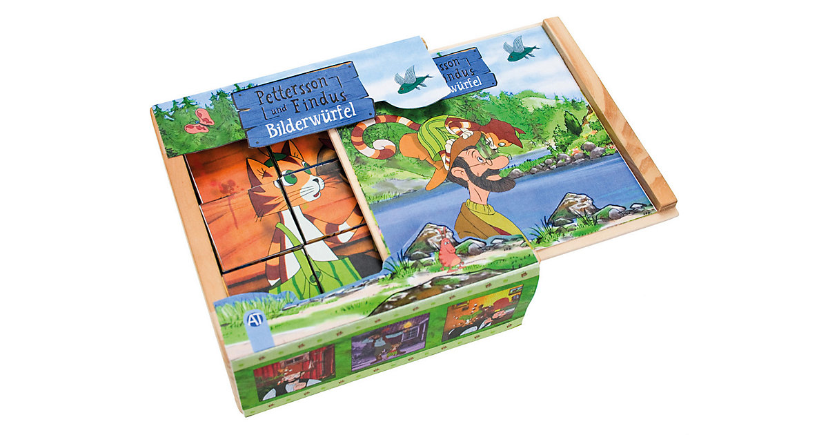 "Holz-Bilderwürfel ""Pettersson und Findus"" (Würfelpuzzle)" von Trötsch Verlag