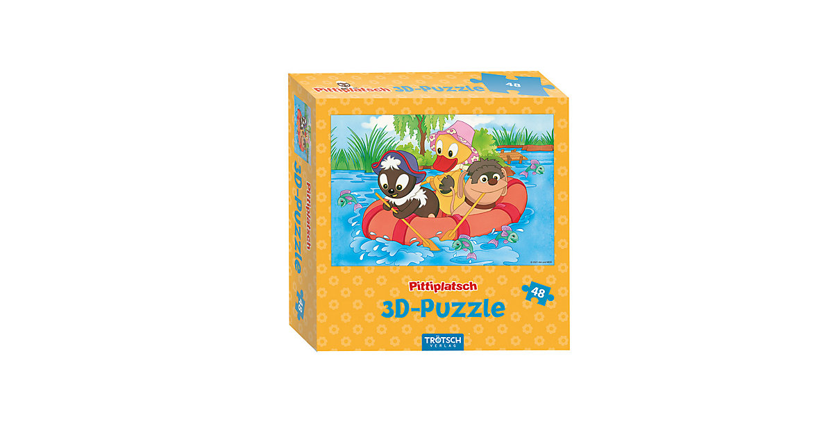Trötsch Pittiplatsch 3D Puzzle Boot Trötsch Pittiplatsch 3D Puzzle Boot von Trötsch Verlag