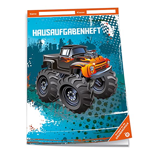 Trötsch Verlag 201942N - Hausaufgabenheft DIN A5 für die Grundschule, Monstertruck, 96 Seiten, mit extra starkem Klarsichtumschlag Trötsch Verlag 201942N - Hausaufgabenheft DIN A5 für die Grundschule, Monstertruck, 96 Seiten, mit extra starkem Klarsichtumschlag von TROTSCH