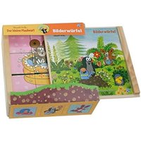 Holz-Bilderwürfel "Der kleine Maulwurf" (Würfelpuzzle) von Trötsch
