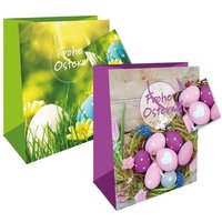 TRÖTSCH Geschenktasche Frohe Ostern 15x19cm 2fach sortiert von Trötsch