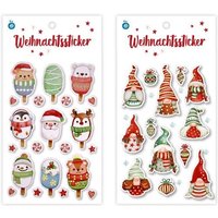 TRÖTSCH Weihnachtssticker mit Glanz-Effekt 2fach sortiert TRÖTSCH Weihnachtssticker mit Glanz-Effekt 2fach sortiert von Trötsch