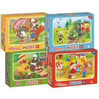 Trötsch Puzzle Sandmännchen 17x12cm 24 Teile von Trötsch