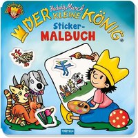Trötsch Der kleine König Malbuch Stickermalbuch von Trötsch