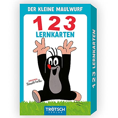 Trötsch Der kleine Maulwurf Kartenset 123 Lernkarten: Übungskarten Lernspiel Vorschule Grundschule von Trötsch