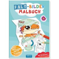 Trötsch Malbuch Faltbilder-Malbuch Dino von Trötsch