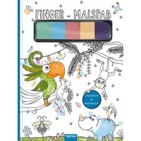 Trötsch Malbuch mit Fingerstempelfarben Finger-Malspaß von Trötsch