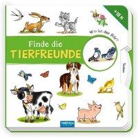 Trötsch Pappbilderbuch Finde die Tierfreunde von Trötsch