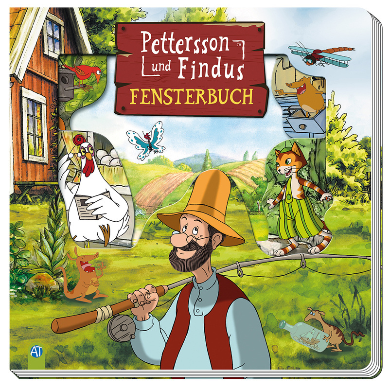 Pettersson und Findus / Trötsch Pettersson und Findus Fensterbuch von Trötsch