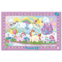 Trötsch Rahmenpuzzle Einhornwelt von Trötsch
