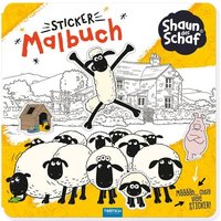 Trötsch Shaun das Schaf Stickermalbuch Malbuch mit Stickern von Trötsch