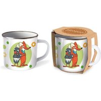 Trötsch Unser Sandmännchen Emaille Becher Tasse Fuchs und Elster Trötsch Unser Sandmännchen Emaille Becher Tasse Fuchs und Elster von Trötsch