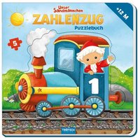 Trötsch Unser Sandmännchen Puzzlebuch Zahlenzug Puzzlebuch von Trötsch