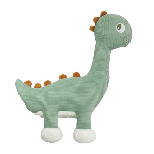 Trois Kilos Sept - Großes weiches Dinosaurier-Plüschtier – 60 cm – Diplodocus aus geripptem Samt – Spielzeug für Babys – Salbei und Kamel, ab der Geburt von Trois Kilos Sept