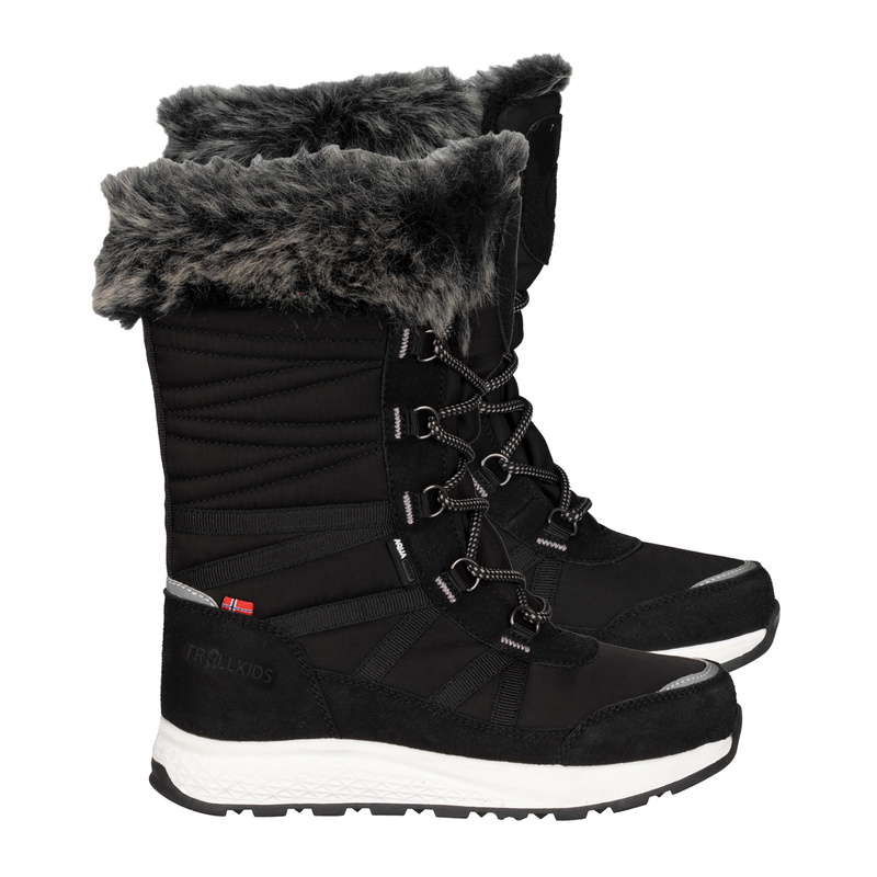 Winter-Boots GIRLS HEMSEDAL in black von Trollkids