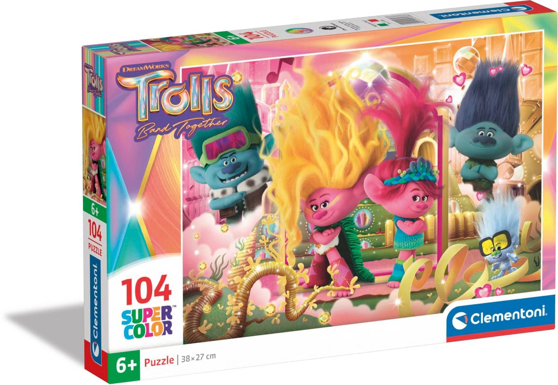 Clementoni Super Color Trolls Puzzle 104 Teile Clementoni Super Color Trolls Puzzle 104 Teile von Trolls