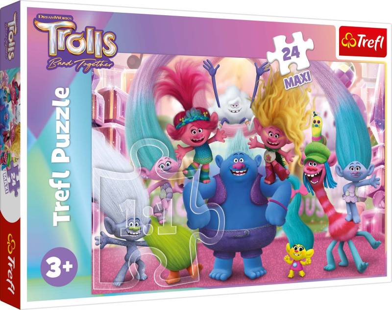 Trefl Trolls Maxi Puzzle 24 Teile von Trolls