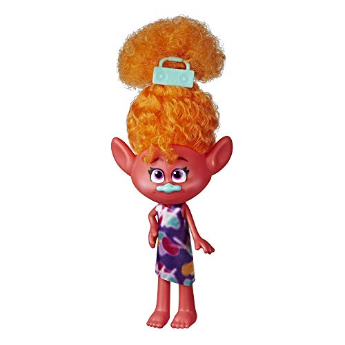 DreamWorks Trolls Styling DJ Suki Fashion Puppe mit abnehmbarem Kleid und Haarschmuck, inspiriert vom Film Trolls World Tour, Mädchen ab 4 Jahren von Hasbro